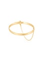 view 3 of 4 Thin Safety Chain Bangle in Gold