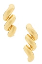 view 1 of 2 Torsade Drop Earrings in Gold