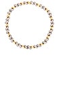 view 1 of 4 Pavé Two Tone Torsade Necklace in Gold & Silver
