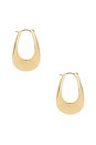 view 2 of 3 PENDIENTES DE ARO TEARDROP in Gold