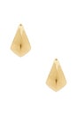 view 3 of 3 PENDIENTES DE ARO TEARDROP in Gold