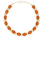 view 1 of 2 Marcy Necklace in Gold & Amber