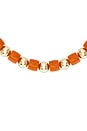 view 2 of 2 Marcy Necklace in Gold & Amber