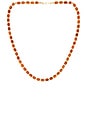 view 1 of 2 COLLAR LARGO MARCY in Gold, Carnelian, & Amber