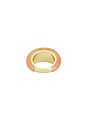 view 3 of 3 Callie Ring in Amber & Aragonite