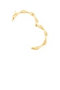 view 4 of 4 Bambu Bangle Bracelet in Gold