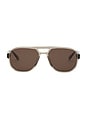 view 1 of 3 GAFAS DE SOL CLEMENCE  in Oyster Brown
