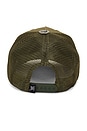 view 2 of 3 Rhinestone Dragon Wings Hat in Olive