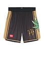 view 5 of 6 By Appointment Only Weed Skull Short in Black