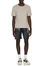 view 3 of 4 Reaper Fleece Short in Sunfade Black