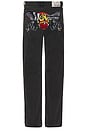 view 2 of 6 Panther Wings Loose Fit Jean in Black