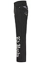 view 3 of 6 Panther Wings Loose Fit Jean in Black