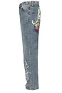 view 3 of 7 Skull Loose Fit Jean in Medium Tint