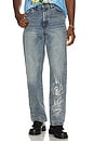 view 5 of 7 Skull Loose Fit Jean in Medium Tint