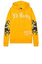 view 2 of 3 Panther Snake Hoodie in Marigold