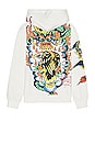 view 2 of 3 Tiger Dragon Hoodie in Ivory