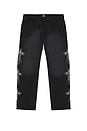 view 6 of 6 Crosses Skulls Baggy Sweatpant in Black
