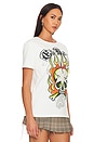view 2 of 4 Flame Skull Tee in Ivory