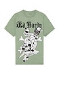view 1 of 3 Skull Tee in Light Olive