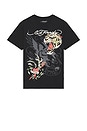 view 1 of 4 Tiger Eagle Tee in Black