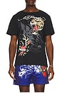 view 3 of 4 Tiger Eagle Tee in Black