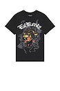 view 1 of 4 Panther Head Rhinestone Tee in Black