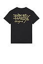 view 2 of 4 Cowboy Skull Rhinestone Tee in Black