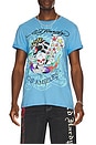 view 3 of 4 Skull Panther Tee in Powder Blue