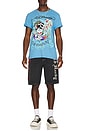 view 4 of 4 Skull Panther Tee in Powder Blue