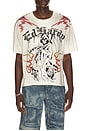 view 1 of 5 By Appointment Only Reaper Cropped Boxy Tee in Vintage Ivory