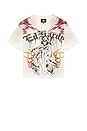 view 4 of 5 By Appointment Only Reaper Cropped Boxy Tee in Vintage Ivory