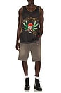 view 3 of 5 By Appointment Only Weed Skull Jersey in Black