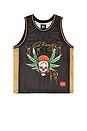 view 4 of 5 By Appointment Only Weed Skull Jersey in Black
