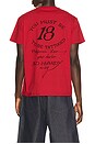 view 2 of 5 Firelord Rhinestone Throwback Tee in Firelord Red