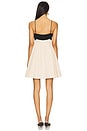view 3 of 3 Percy Linen Dress in Ecru & Black