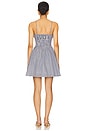 view 3 of 4 Leona Mini Dress in Navy Gingham