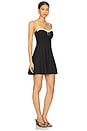 view 2 of 3 Hailey Mini Dress in Black & White