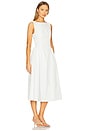 view 2 of 3 Lennon Poplin Dress in White