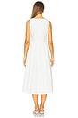 view 3 of 3 Lennon Poplin Dress in White