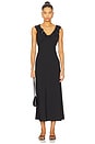 view 1 of 4 Nadine Dress in Black White Dot