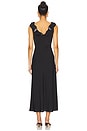 view 3 of 4 Nadine Dress in Black White Dot
