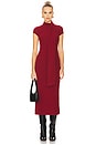 view 1 of 3 Elodie Lane Scarf Dress in Red Dahlia