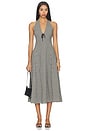 view 1 of 4 ROBE SERENA in Black Gingham