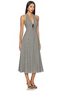 view 2 of 4 ROBE SERENA in Black Gingham