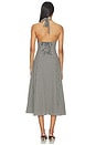 view 3 of 4 ROBE SERENA in Black Gingham