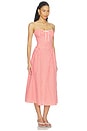 view 2 of 4 ROBE LYLA in Coral Red Gingham