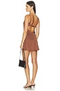 view 1 of 3 MINIVESTIDO ZIA in Brown Dot