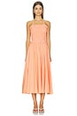 view 1 of 4 Paloma Dress in Orange Stripe