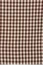view 4 of 4 ROBE COURTE YUKI in Brown Gingham