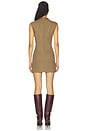 view 4 of 4 MINIVESTIDO ALIX  in Brown, Teal & Dark Red